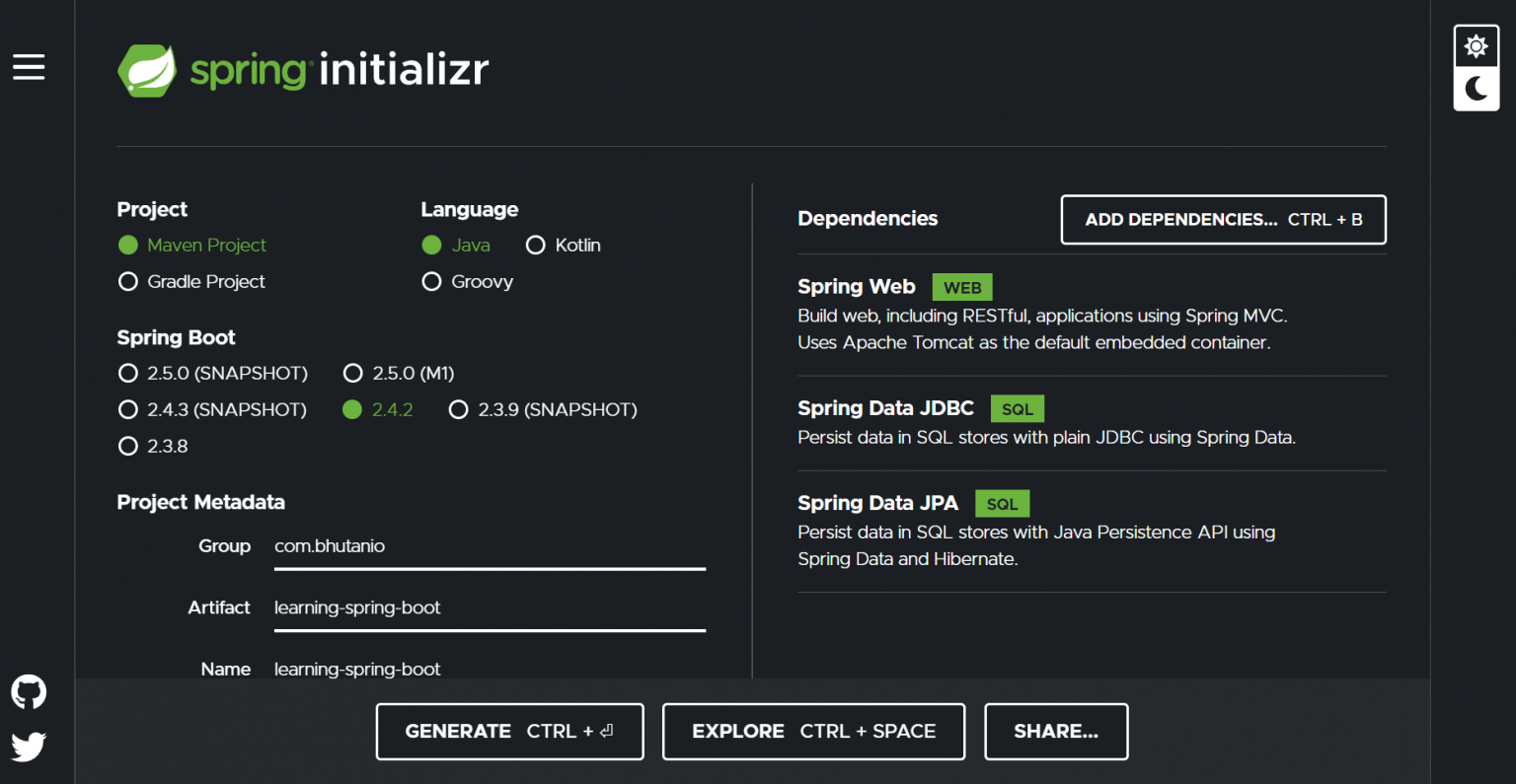 DataSource Configuration BHUTAN IO